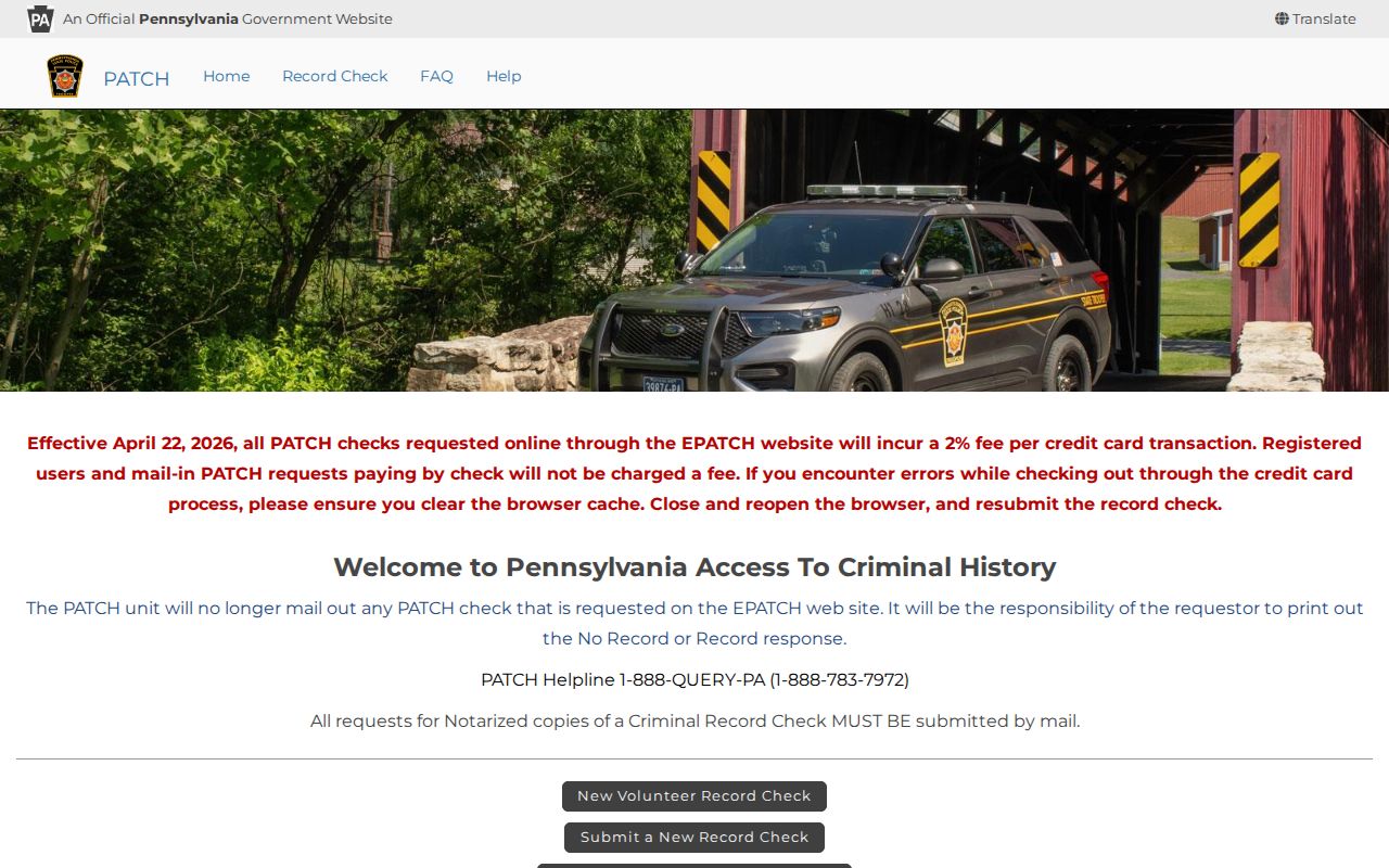 Lehigh County criminal record search through PATCH