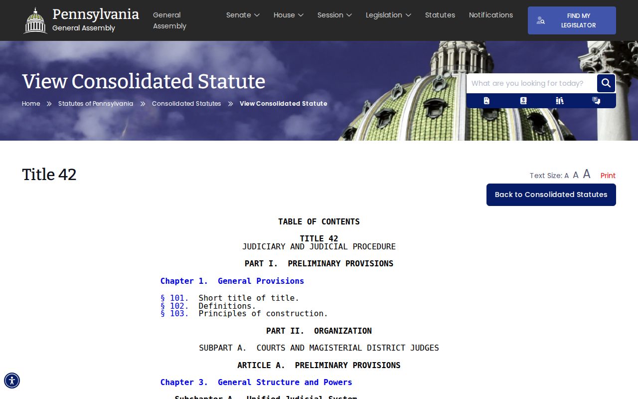 Lehigh County sex offender registry law in Pennsylvania Judicial Code